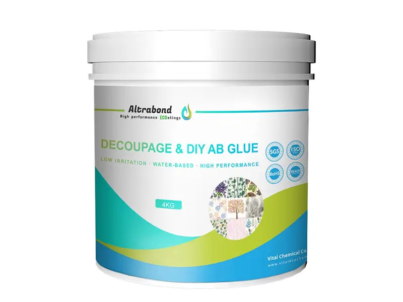 Water-based decoupage glue