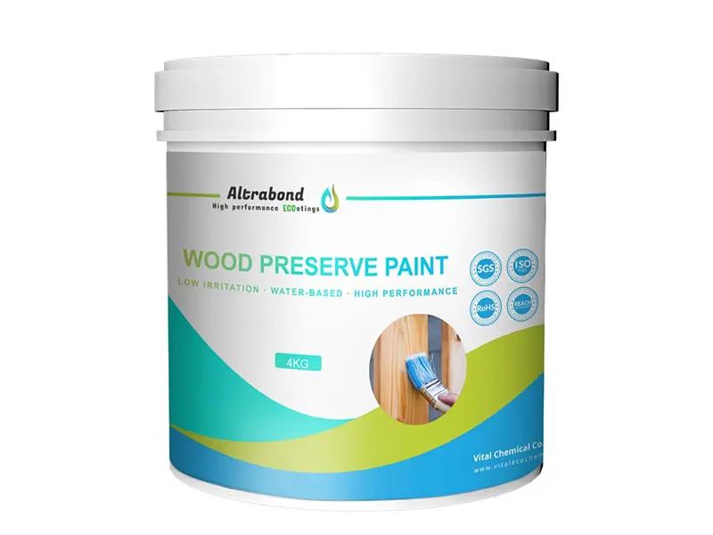 Pintura y revestimiento de madera para exteriores a base de agua.
